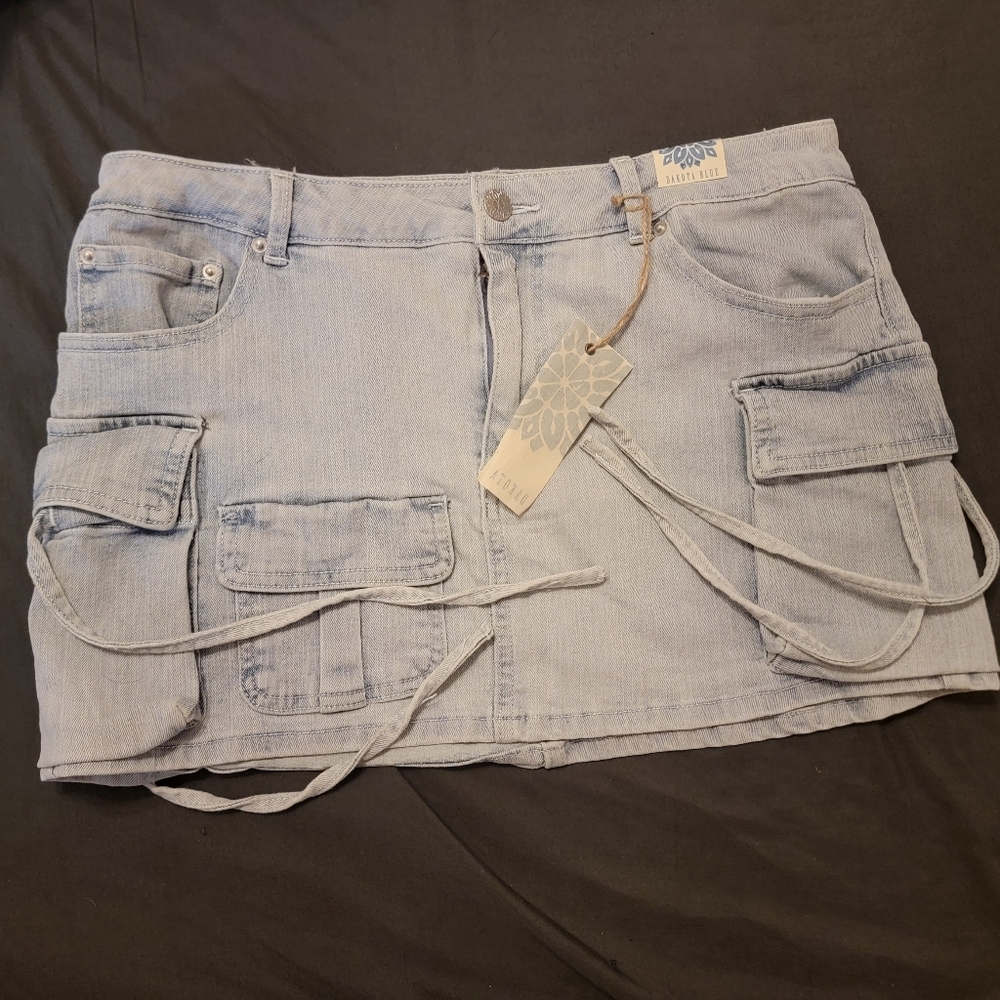 Dakota Blue Denim Skirt